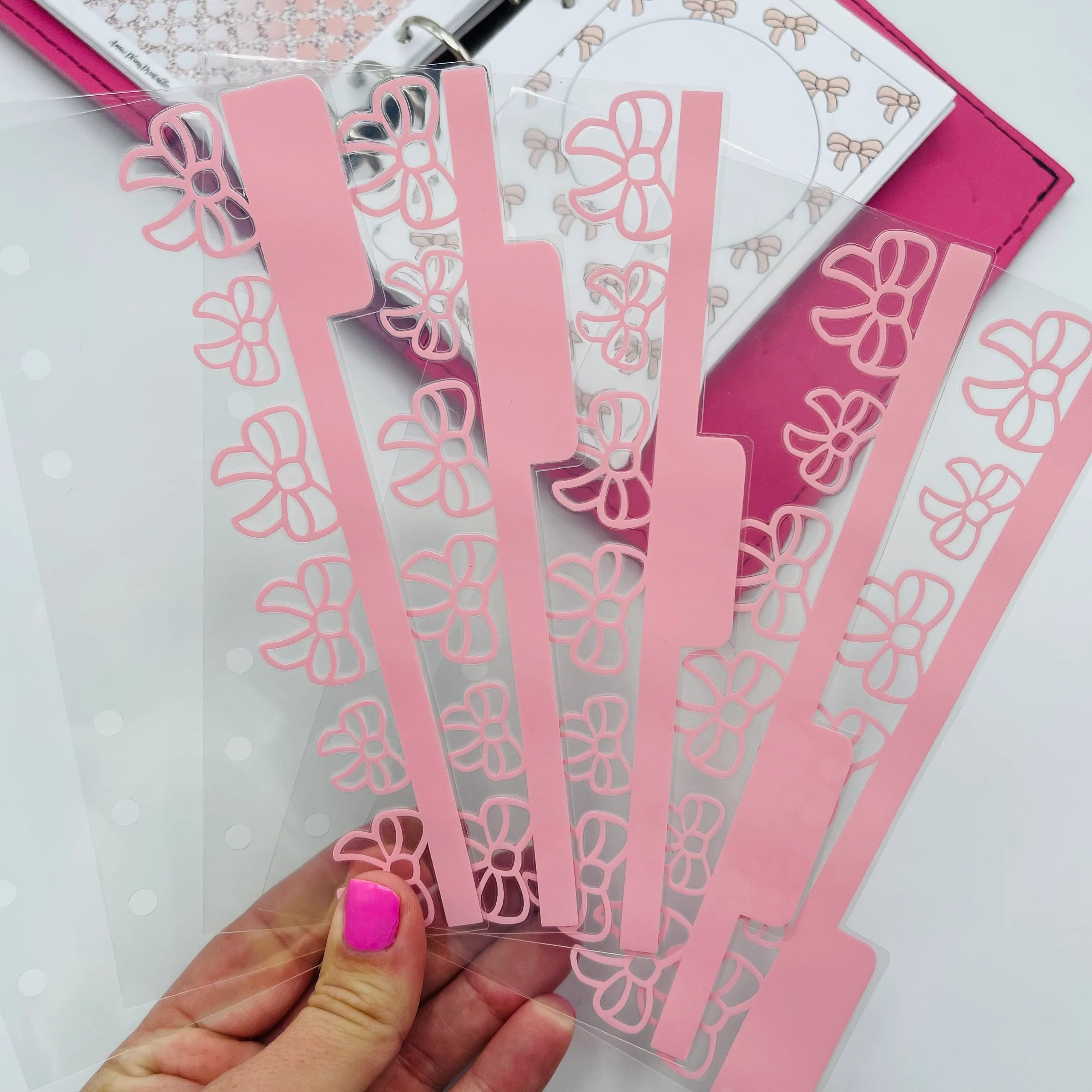 Fox&Pip Wonky Bow Dividers - SIDE TABS – TypeAforAlexa