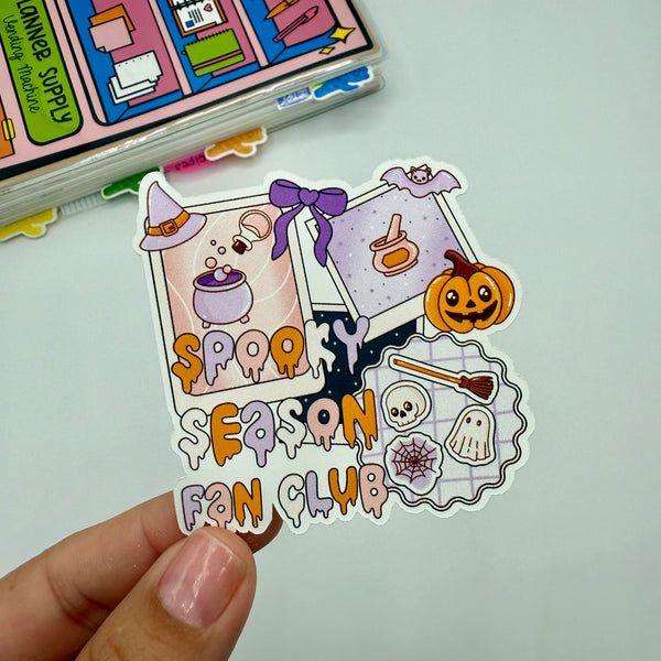Spooky Season Fan Club Stickers