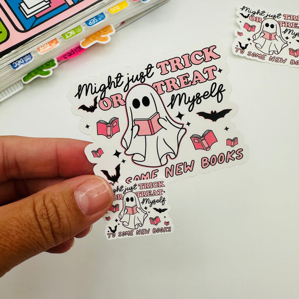 Trick or Treat Myself Vinyl Sticker