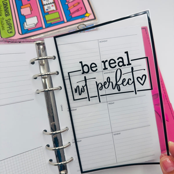Be Real Not Perfect Dashboard