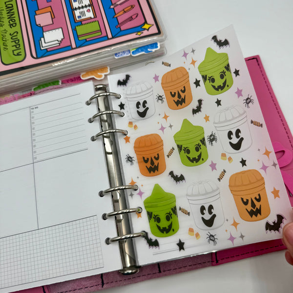 Halloween Bucket Vellum Dashboard