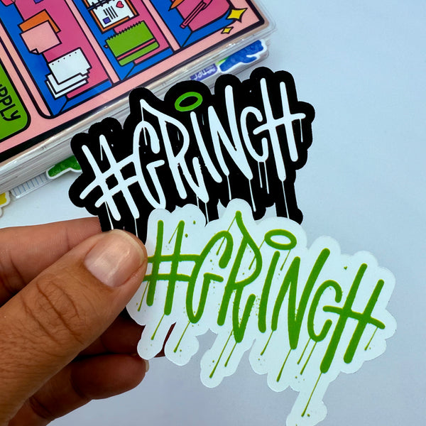 Grinch Graffiti Stickers