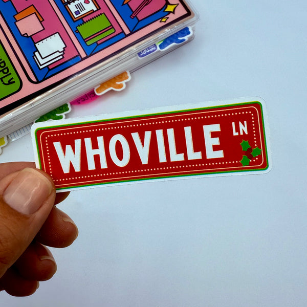 Whoville Sign Stickers
