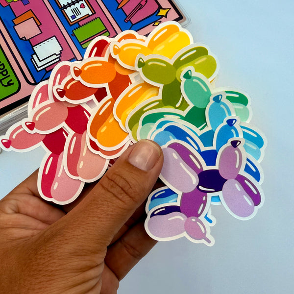 Balloon Dog Stickers
