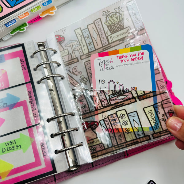 Cottage Core Vellum Pocket Dashboard