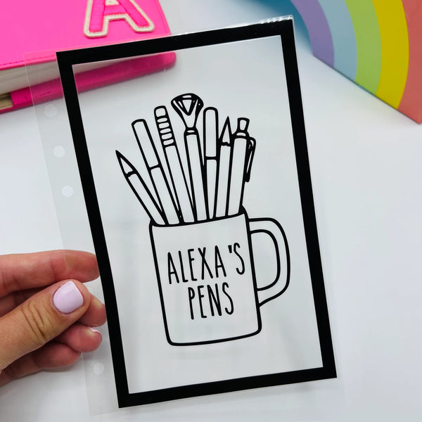 Custom Pen Cup Dashboard