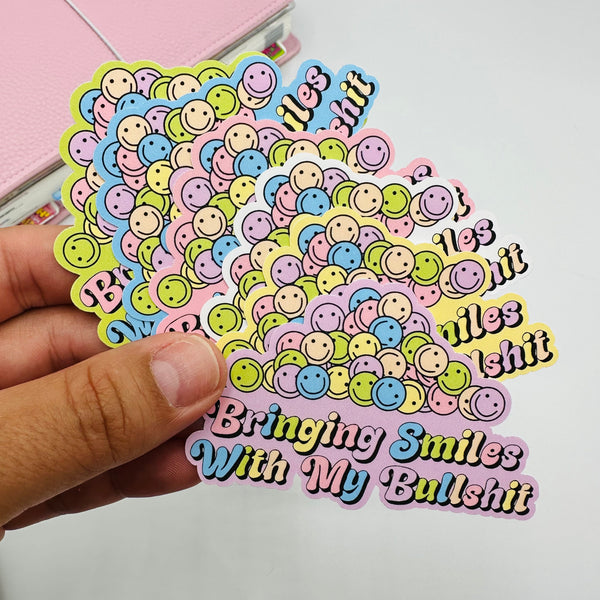 Bringing Smiles Vinyl Stickers
