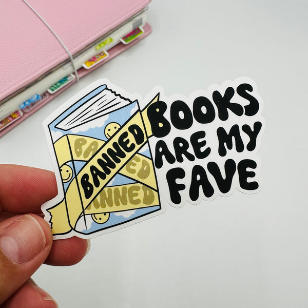 Banned Books Vinyl Stickers