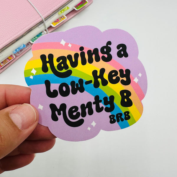 Low Key Menty B Vinyl Stickers
