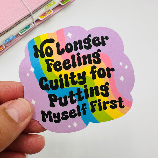 Putting Myself First Vinyl Stickers