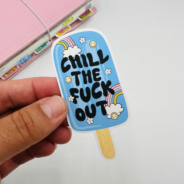 Chill Out Vinyl Stickers
