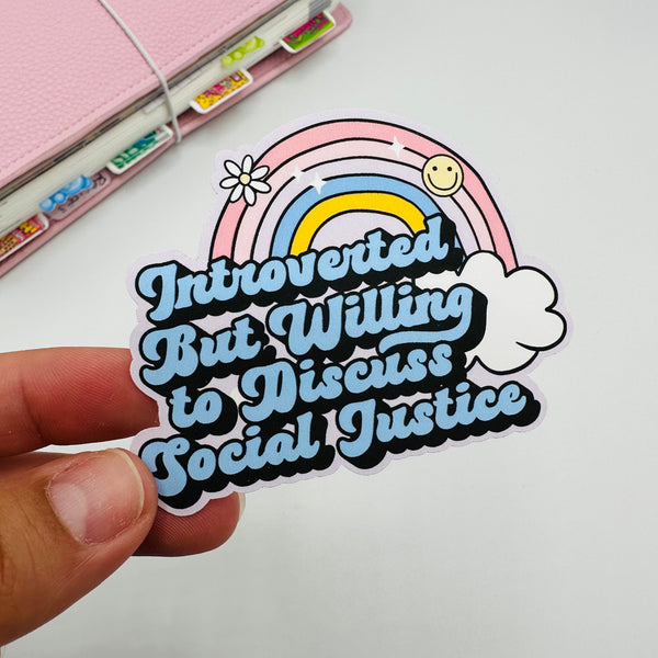 Social Justice Vinyl Stickers