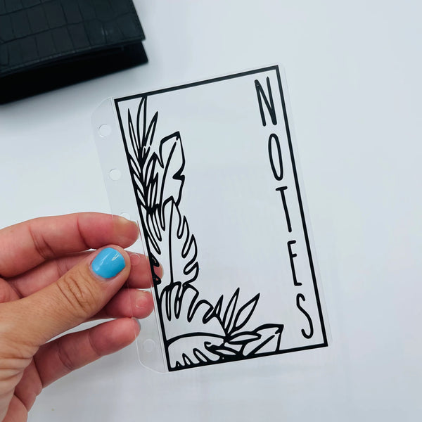 Tropical Leaves Dashboard Divider