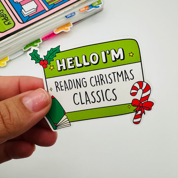 Reading Christmas Classics Vinyl Stickers