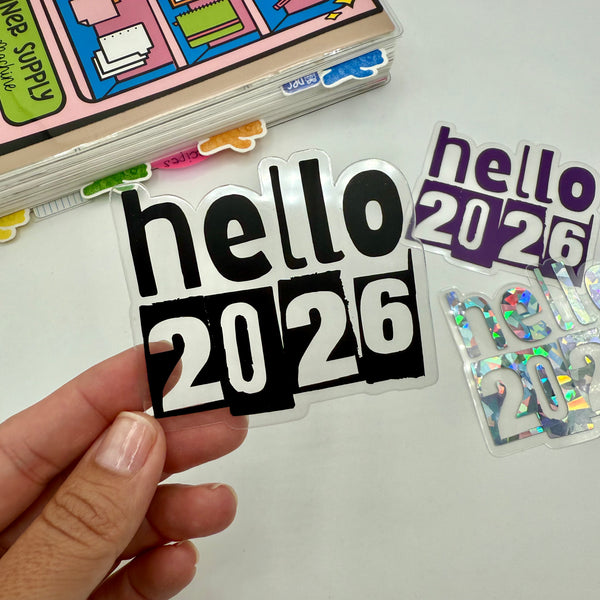 Hello 2026 Vinyl Ephemera