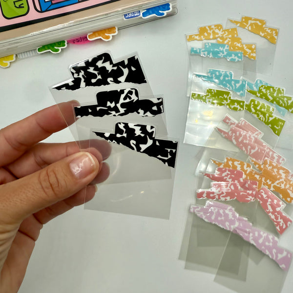 Composition Notebook Mini Tab Planner Dividers - Set of 3