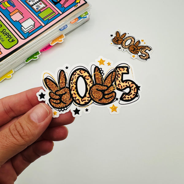 2025 Cheetah Vinyl Stickers