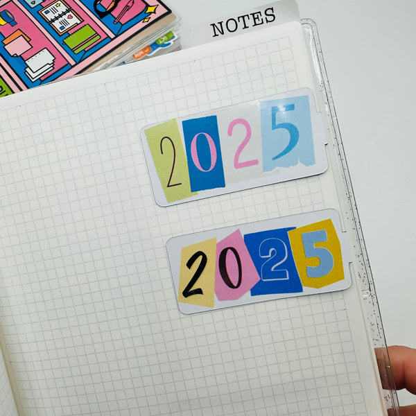 2025 Ransom Font Magnetic Bookmark