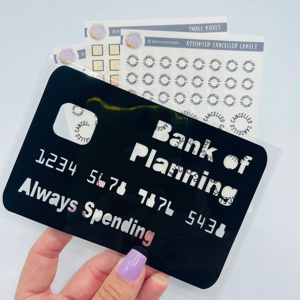 Bank of Planning Sticker Storage Pocket