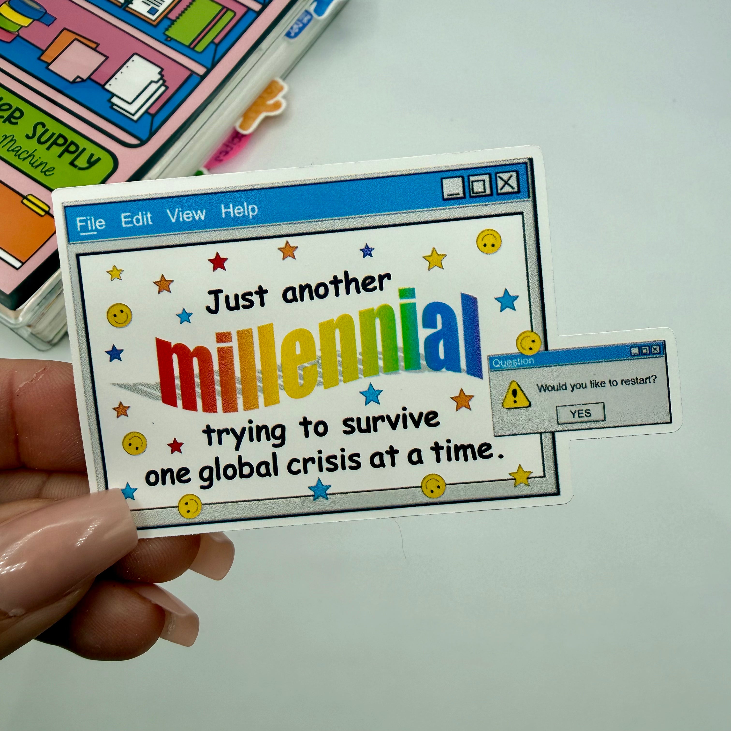 Just Another Millennial Stickers – TypeAforAlexa