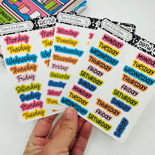 When Text Sticker Sticker Sheets – TypeAforAlexa