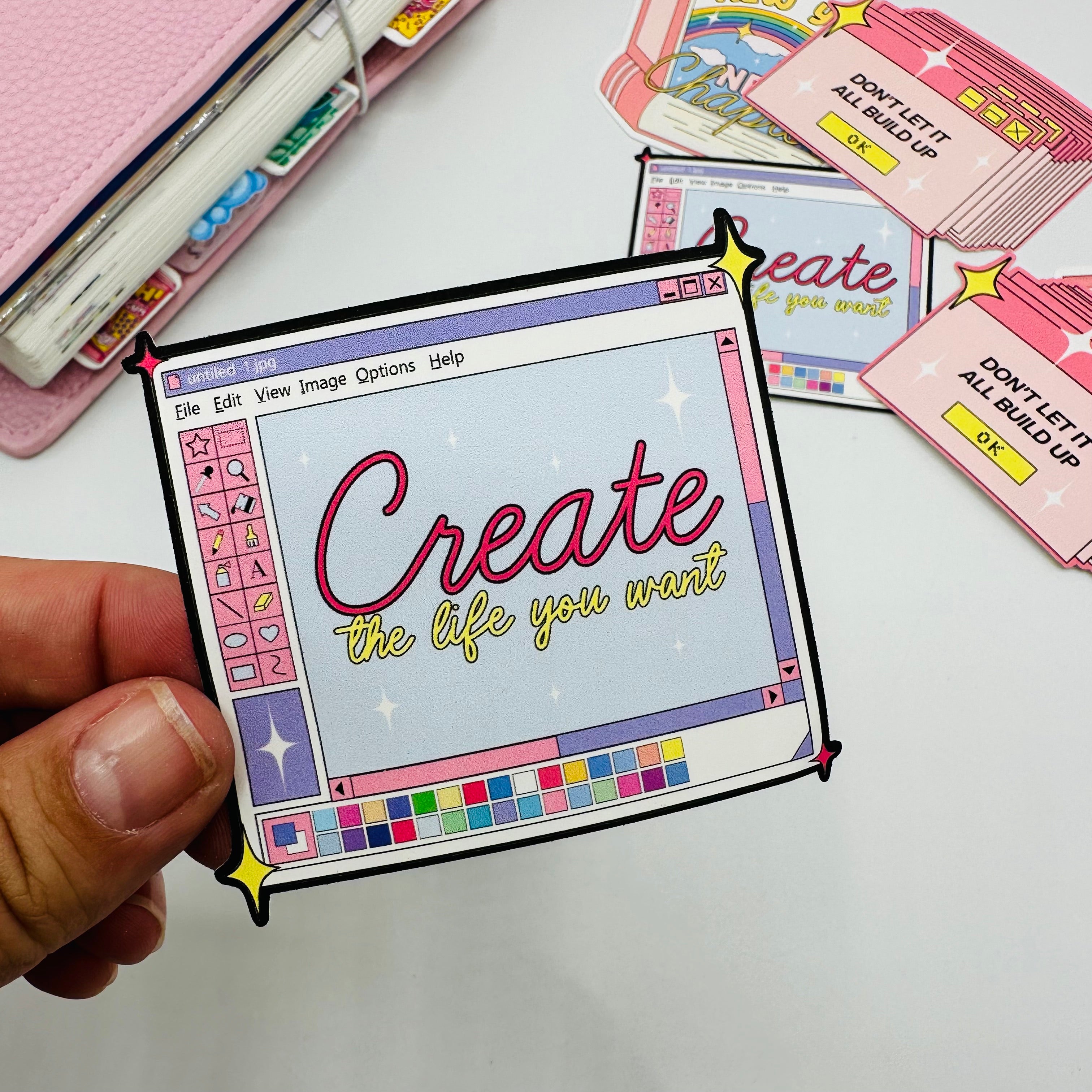 Create the Life You Want Vinyl Stickers – TypeAforAlexa