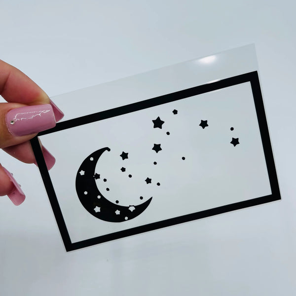 Horizontal Twinkling Moon Dashboard