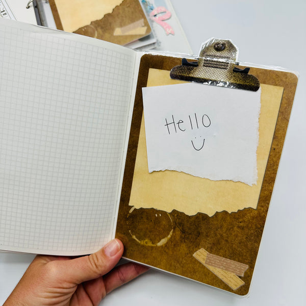 Vintage Clipboard Dashboard