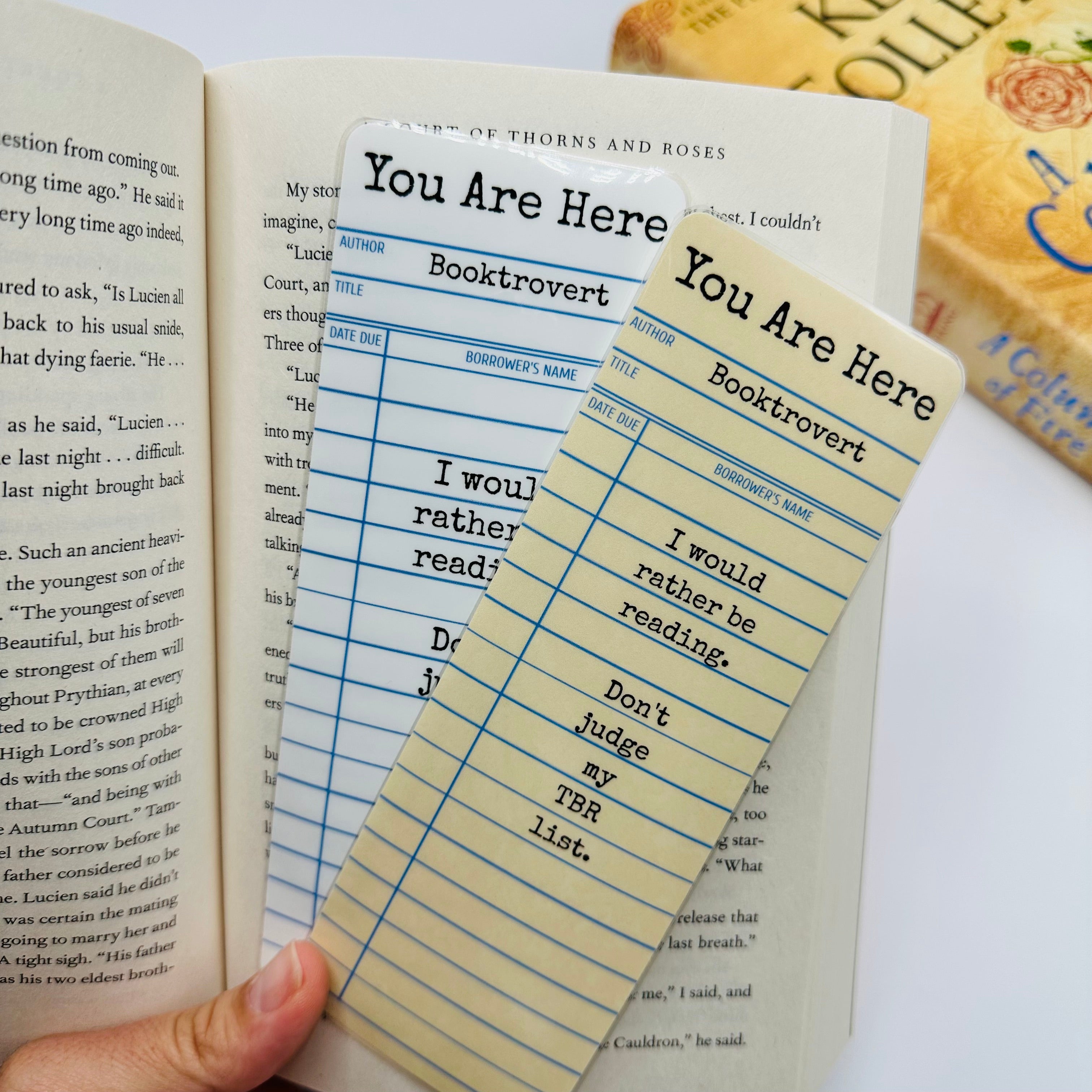 Vintage Library Card Bookmarks – TypeAforAlexa
