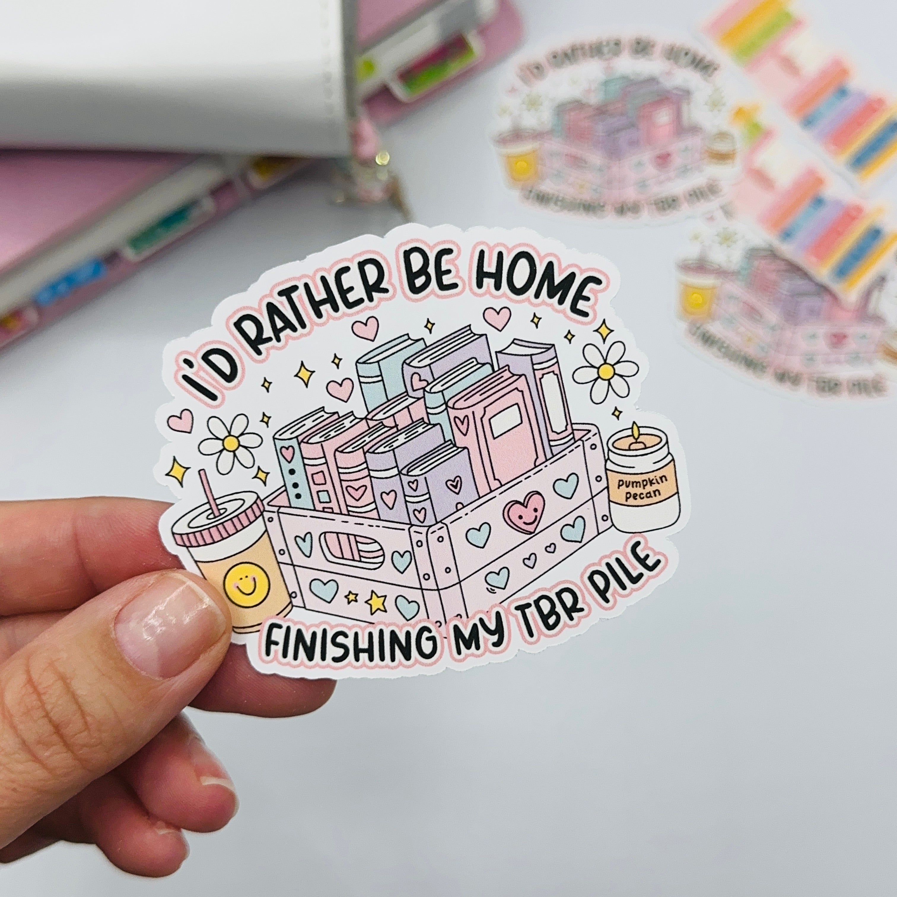 Finishing My TBR Vinyl Stickers – TypeAforAlexa