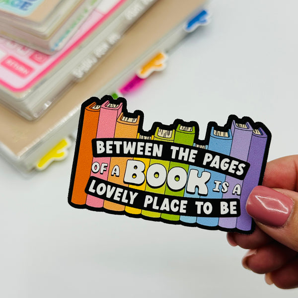 Between the Pages Vinyl Stickers