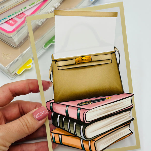 Beige Purse Stack Interactive Dashboard