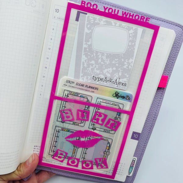 Burn Book Pocket Dash for Notebook Planners