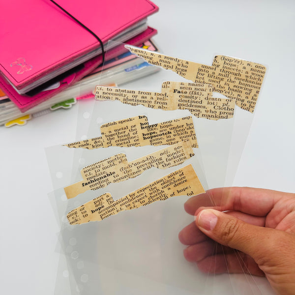 Vintage Paper Dividers - TOP TABS