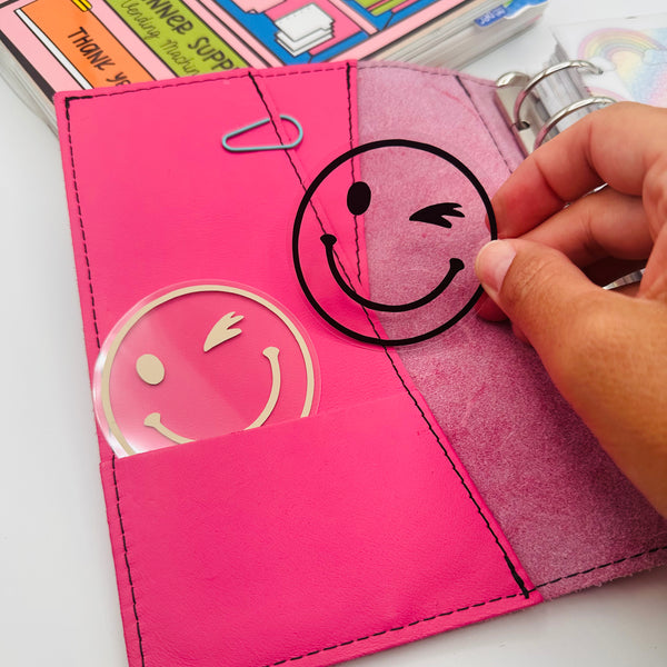 Winking Smiley Vinyl Ephemera