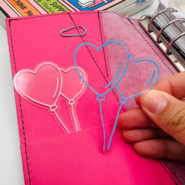Heart Balloons Vinyl Ephemera