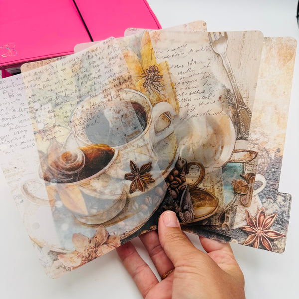 Coffee Break Printed Vellum Dividers