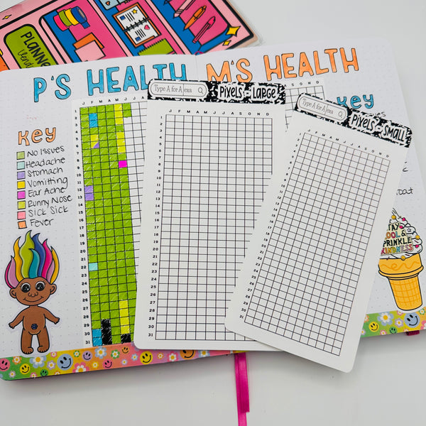 Year In Pixel Tracking Stickers