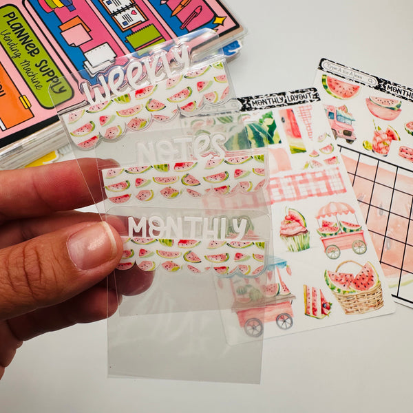 Summer Watermelon Mini Tab Dividers