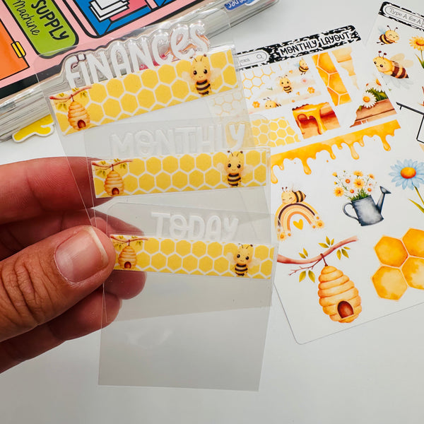 Buzzing Bee Mini Tab Dividers