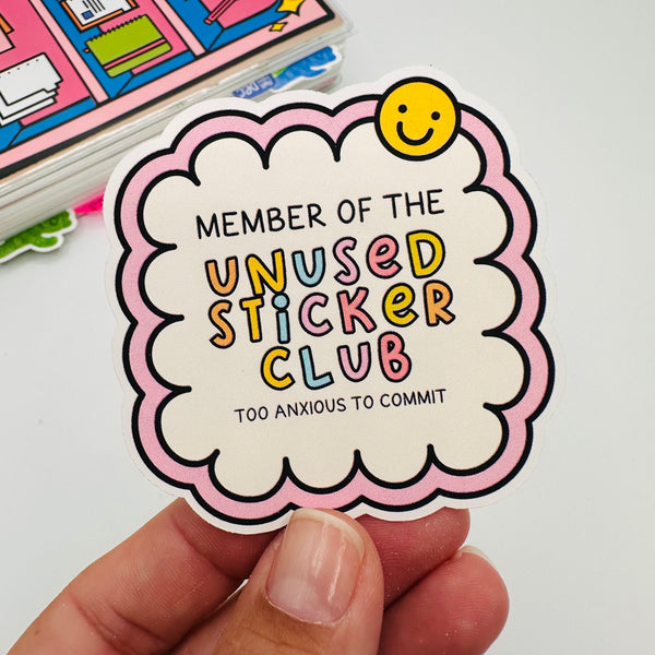 Unused Sticker Club Version 2 Stickers