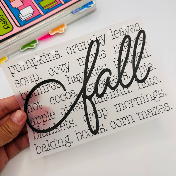Fall Stuff Vellum Dashboard
