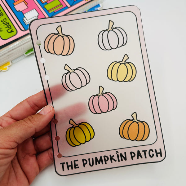 Pumpkin Patch Vellum Dashboard