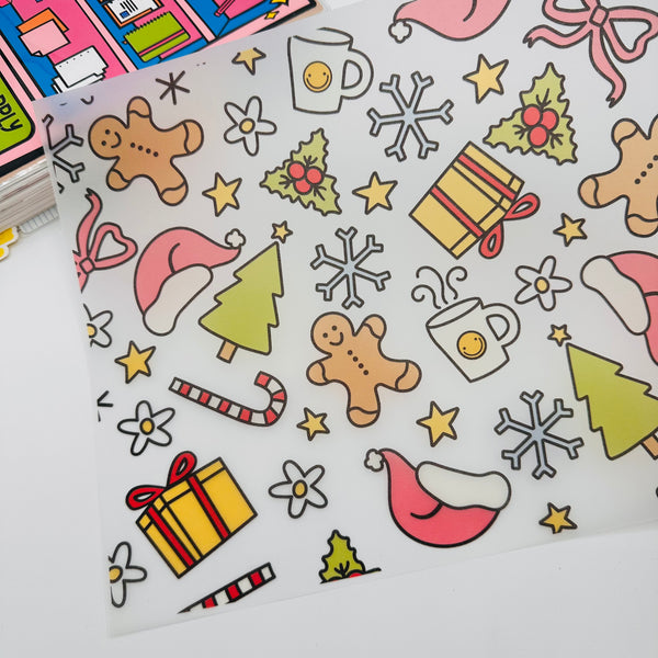 Christmas Doodle Vellum