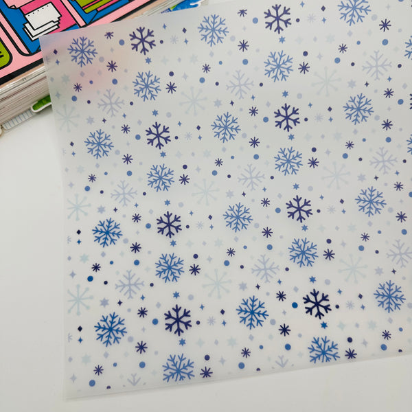 Winter Snowflakes Vellum