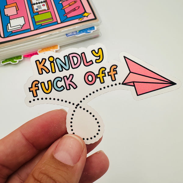 Kindly F*ck Off Stickers