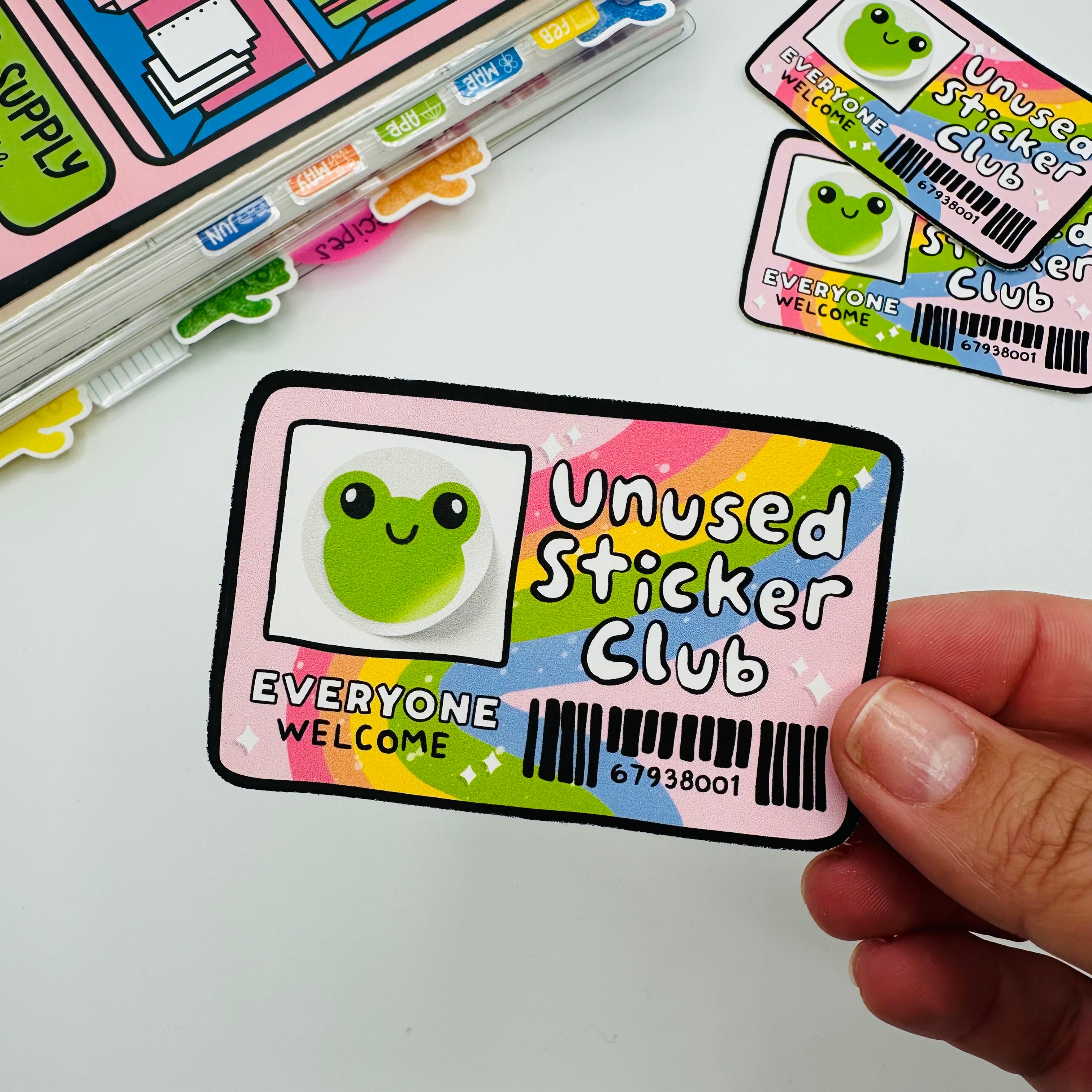 Clvb Sticker Unused Sticker Club Vinyl Sticker – TypeAforAlexa