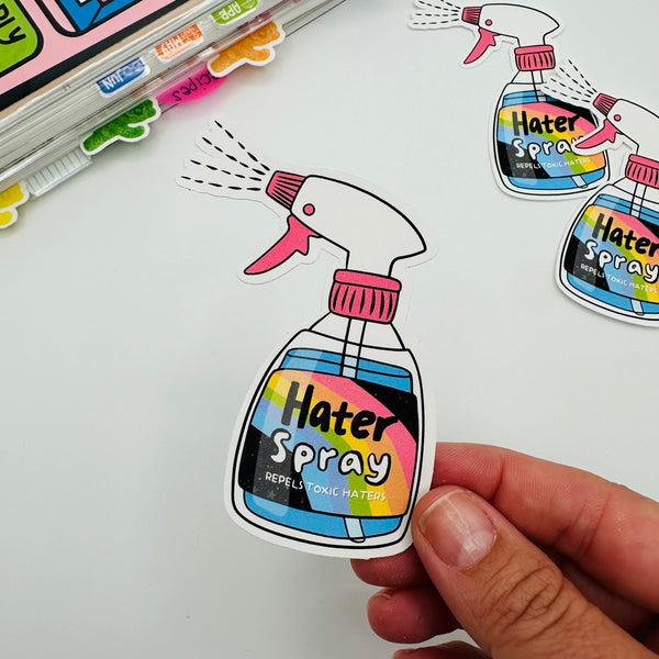 Hater Spray Vinyl Sticker