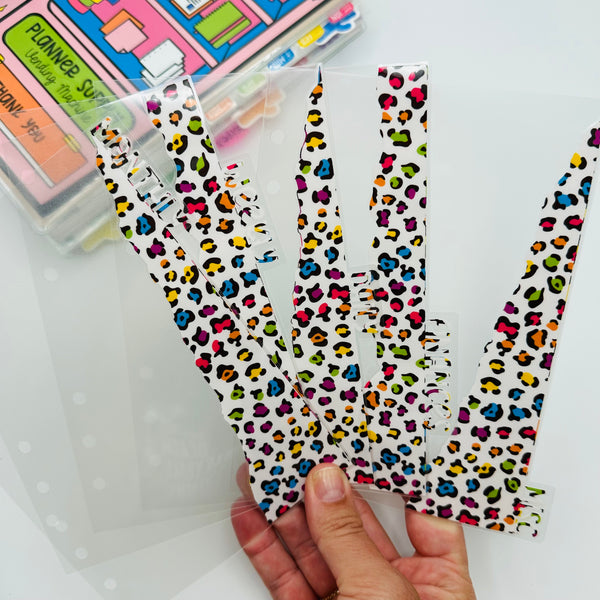 Colorful Leopard Dividers - SIDE TABS