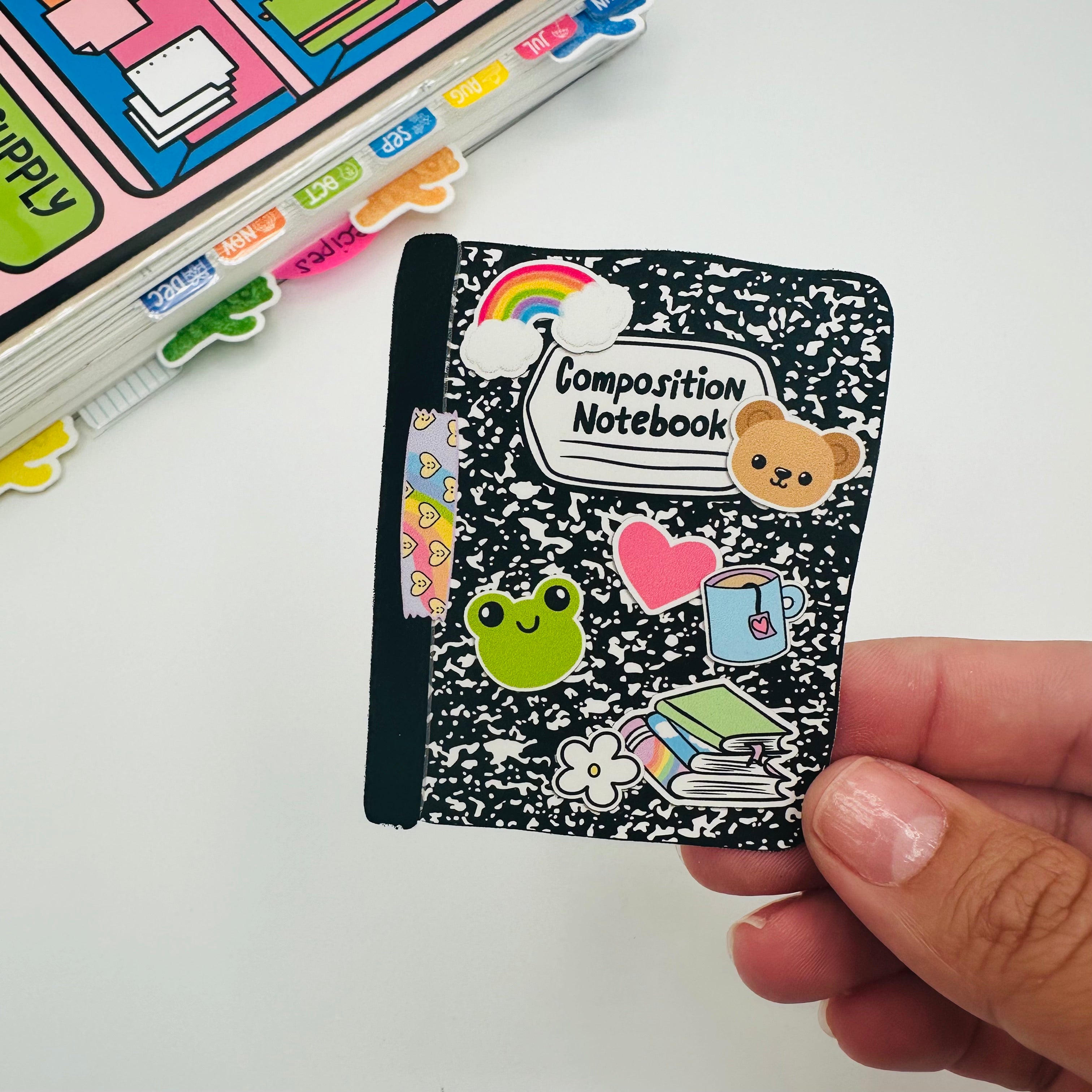 Composition Notebook Vinyl Sticker – TypeAforAlexa